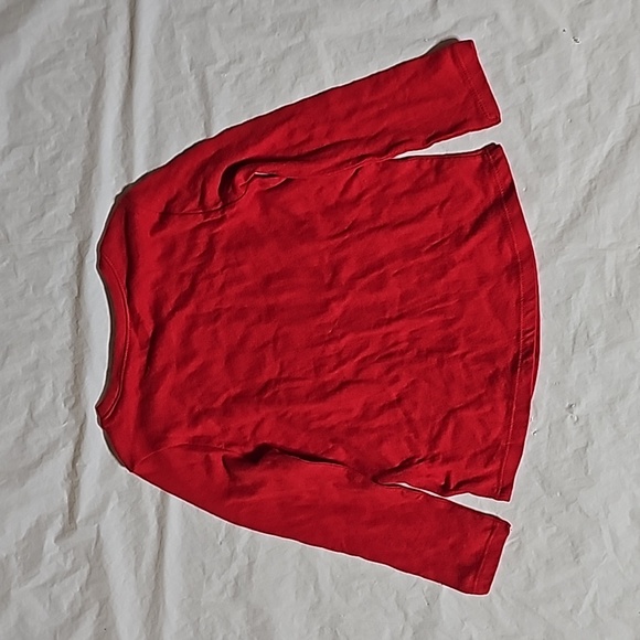 Old Navy Long-Sleeve JOY TO THE WORLD!! Red Graphic Tee Toddler Girls 3T New - Picture 2 of 11